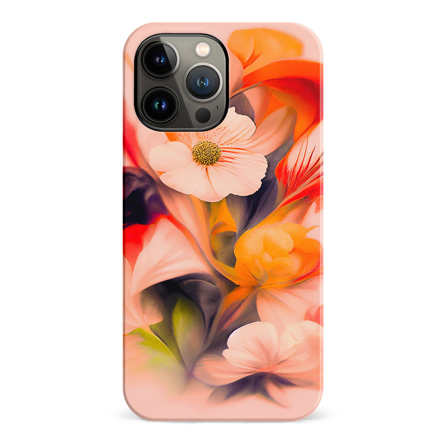 iPhone 13 Pro Max Tranquil Painted Orchids Phone Case