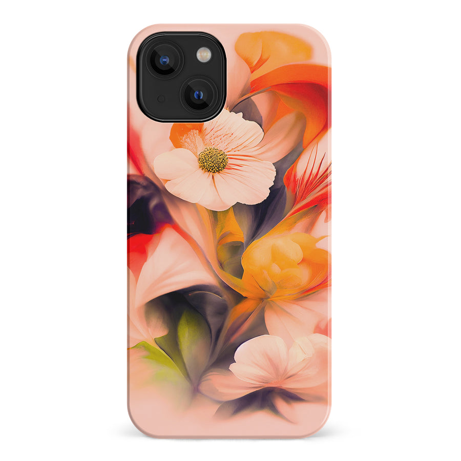 iPhone 14 Tranquil Painted Orchids Phone Case