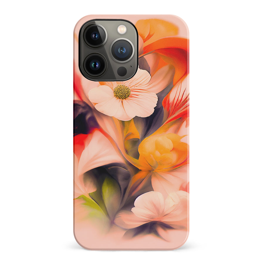 iPhone 14 Pro Tranquil Painted Orchids Phone Case