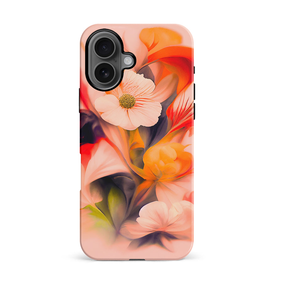 iPhone 16 Tranquil Painted Orchids Phone Case