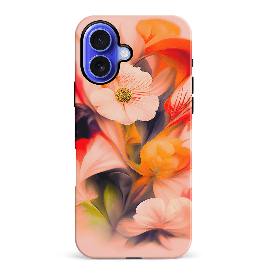 iPhone 16 Plus Tranquil Painted Orchids Phone Case