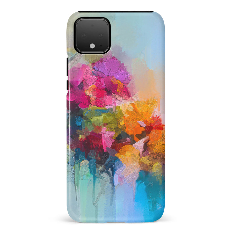 Google Pixel 4 XL Dance Painted Flowers Phone Case