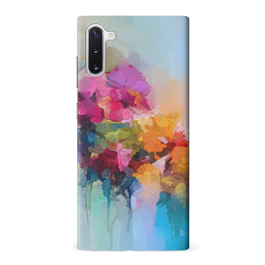 Samsung Galaxy Note 10 Dance Painted Flowers Phone Case