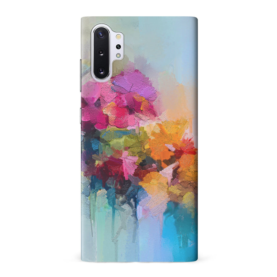 Samsung Galaxy Note 10 Plus Dance Painted Flowers Phone Case