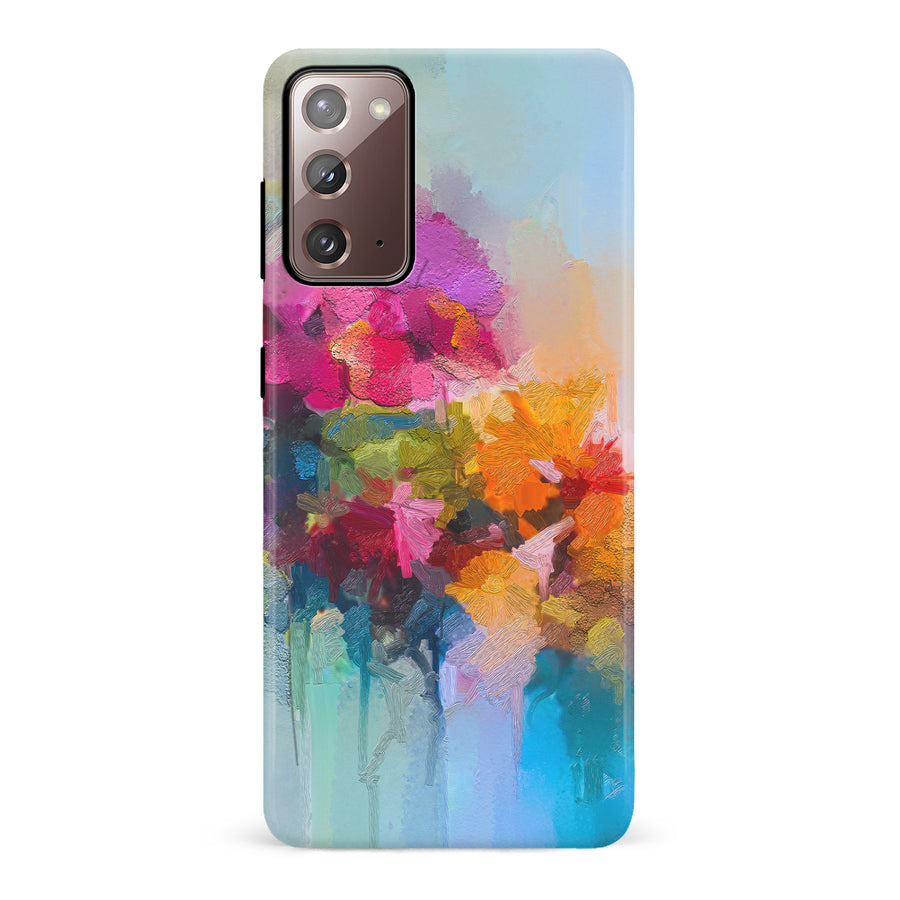 Samsung Galaxy Note 20 Dance Painted Flowers Phone Case