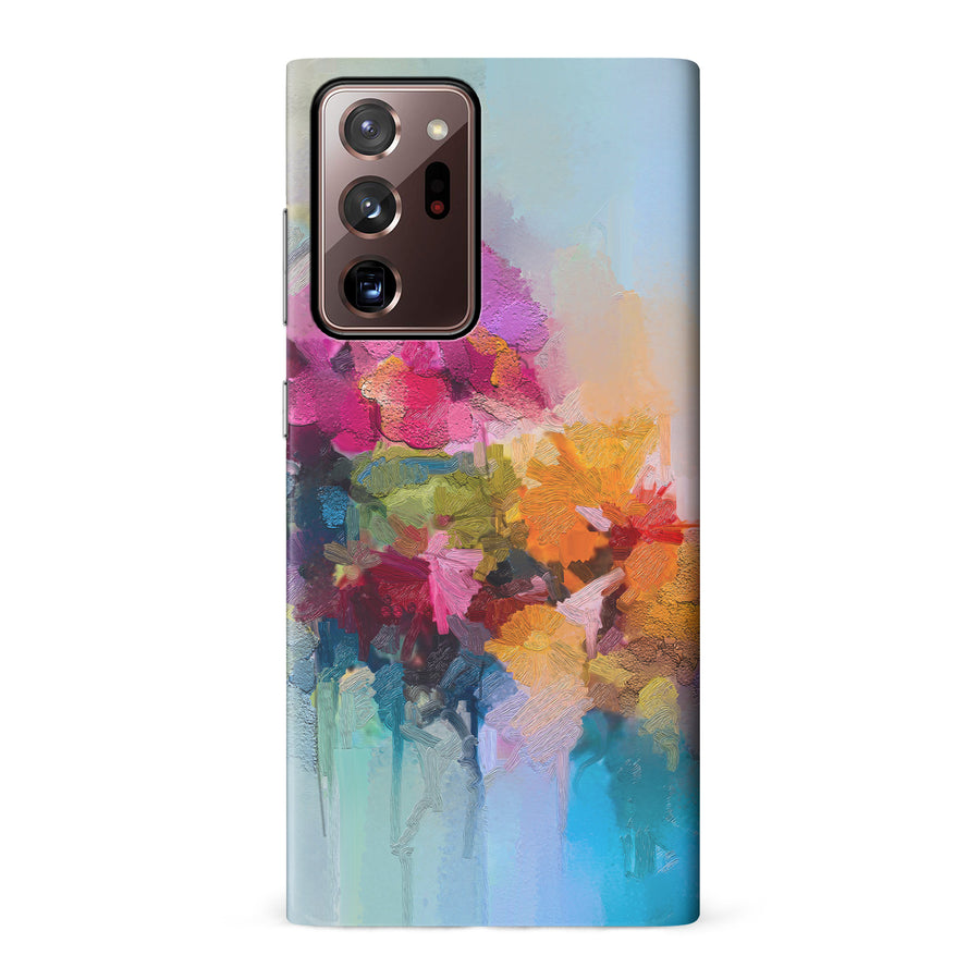 Samsung Galaxy Note 20 Ultra Dance Painted Flowers Phone Case