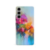 Samsung Galaxy S24 Dance Painted Flowers Phone Case