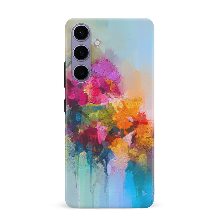 Samsung Galaxy S24 Plus Dance Painted Flowers Phone Case