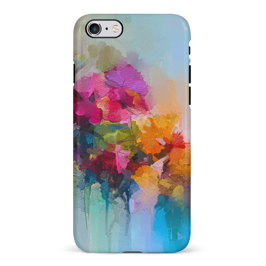 iPhone 6 Dance Painted Flowers Phone Case