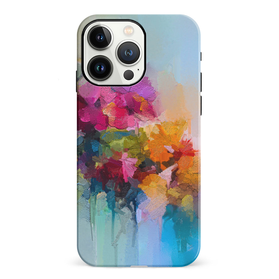 iPhone 13 Pro Dance Painted Flowers Phone Case