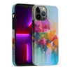 iPhone 13 Pro Max Dance Painted Flowers Phone Case