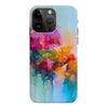iPhone 15 Pro Max Dance Painted Flowers Phone Case