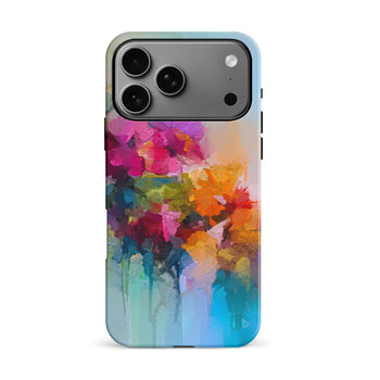 iPhone 17 Pro Max Dance Painted Flowers Phone Case