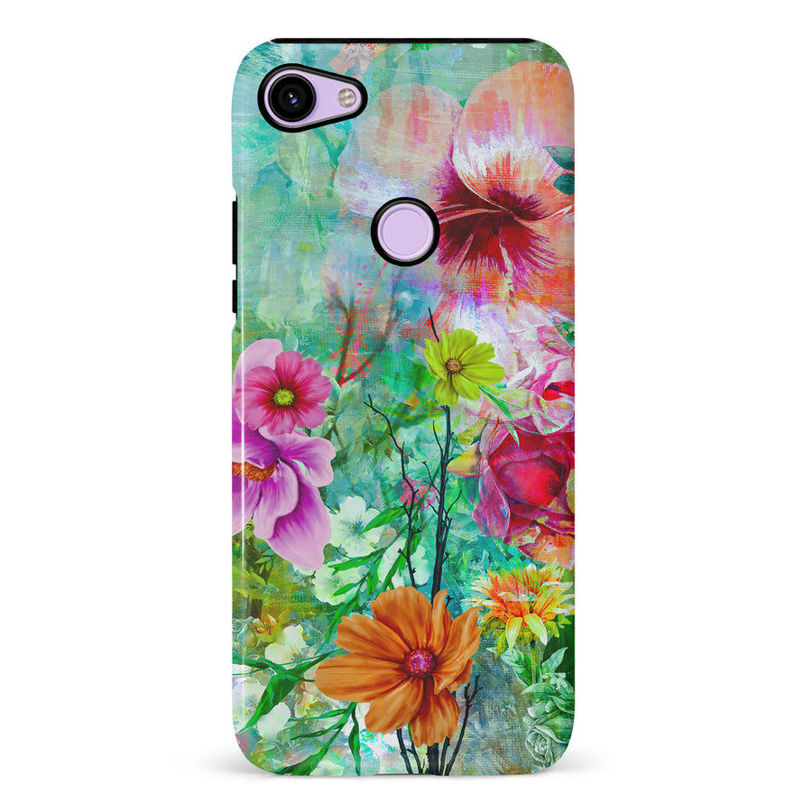 Google Pixel 3 Radiant Springtime Painted Flowers Phone Case