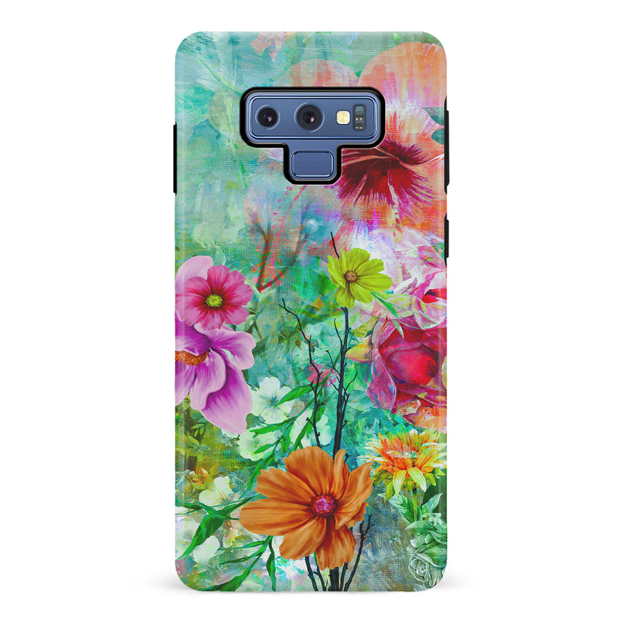 Samsung Galaxy Note 9 Radiant Springtime Painted Flowers Phone Case