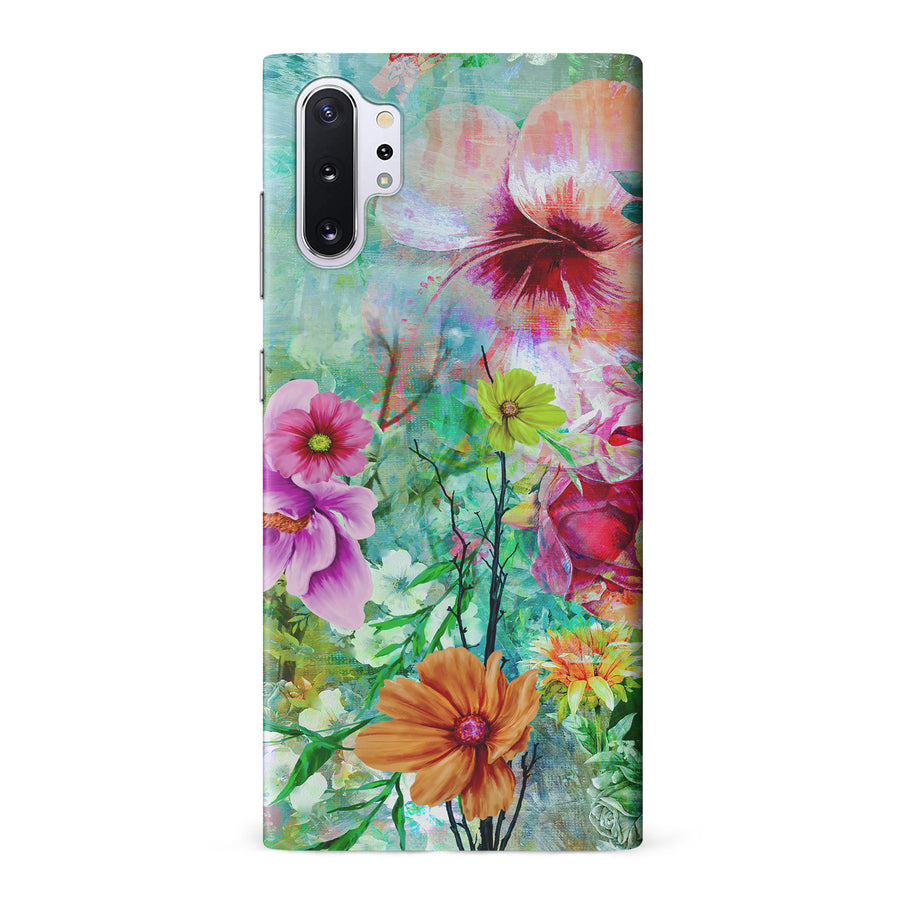 Samsung Galaxy Note 10 Plus Radiant Springtime Painted Flowers Phone Case