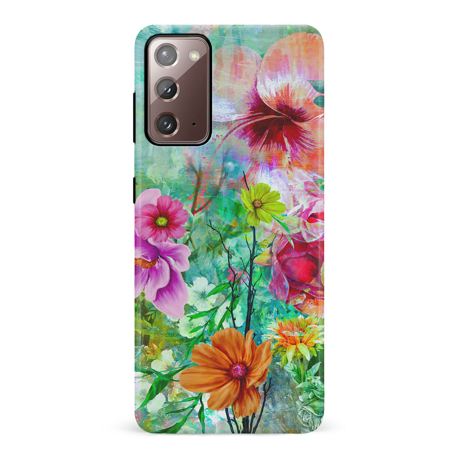 Samsung Galaxy Note 20 Radiant Springtime Painted Flowers Phone Case