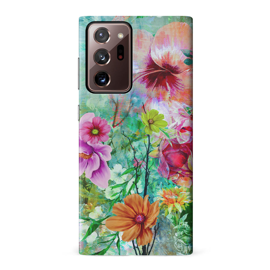 Samsung Galaxy Note 20 Ultra Radiant Springtime Painted Flowers Phone Case