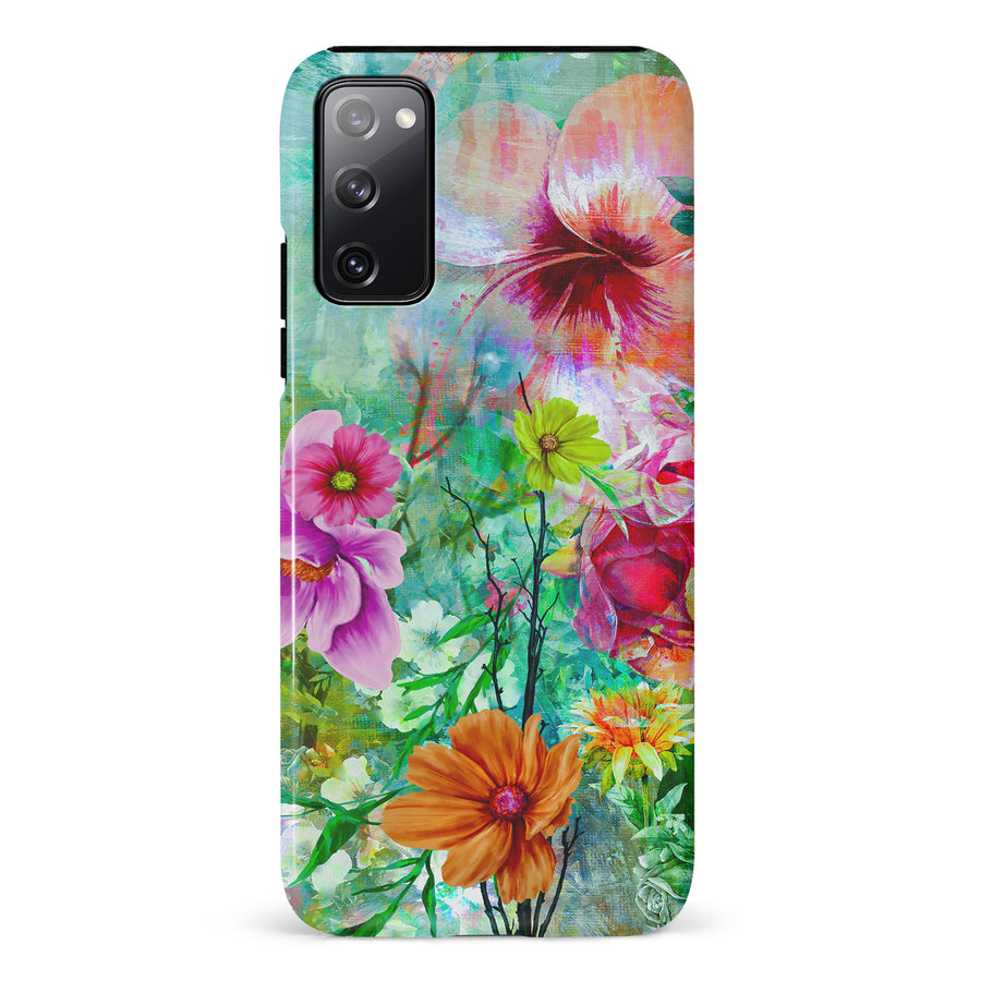 Samsung Galaxy S20 FE Radiant Springtime Painted Flowers Phone Case