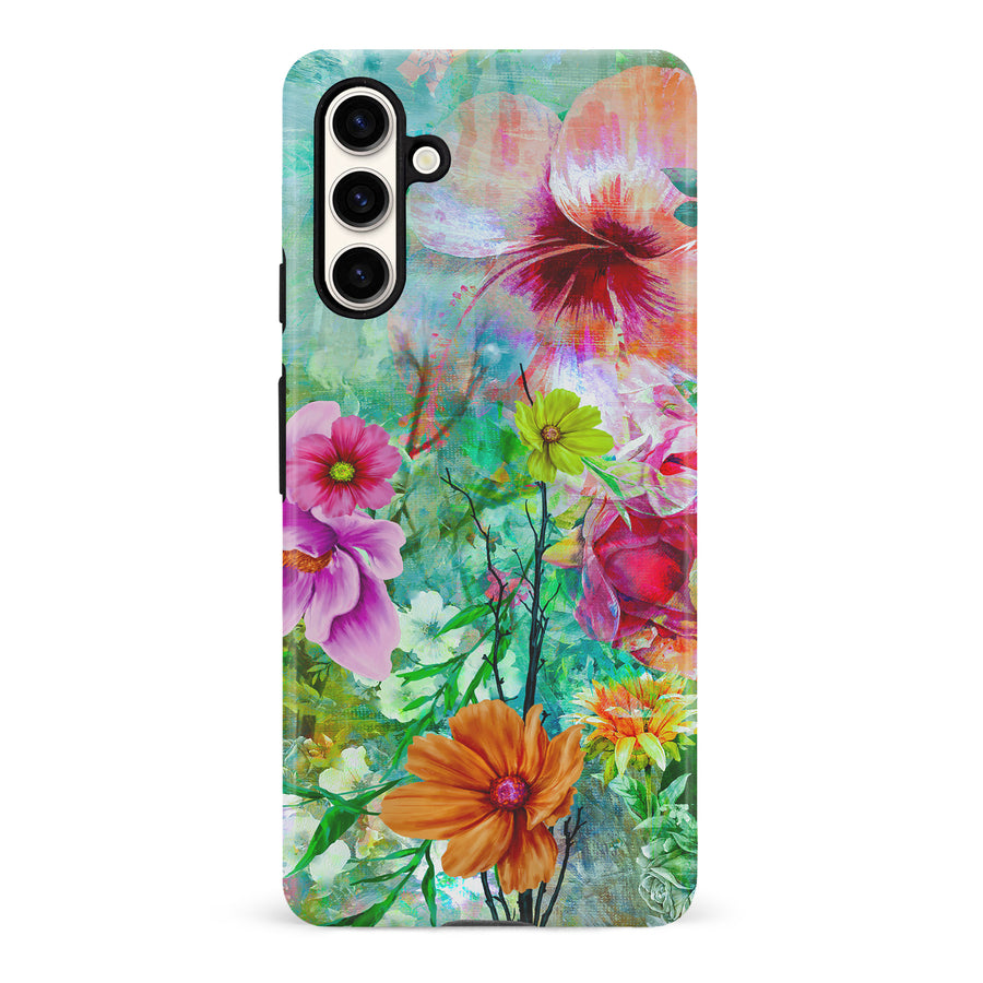 Samsung Galaxy S23 FE Radiant Springtime Painted Flowers Phone Case
