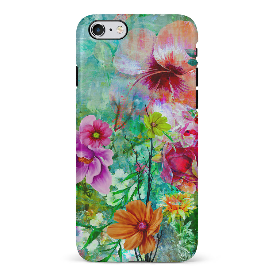 iPhone 6 Radiant Springtime Painted Flowers Phone Case