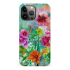 iPhone 13 Pro Max Radiant Springtime Painted Flowers Phone Case