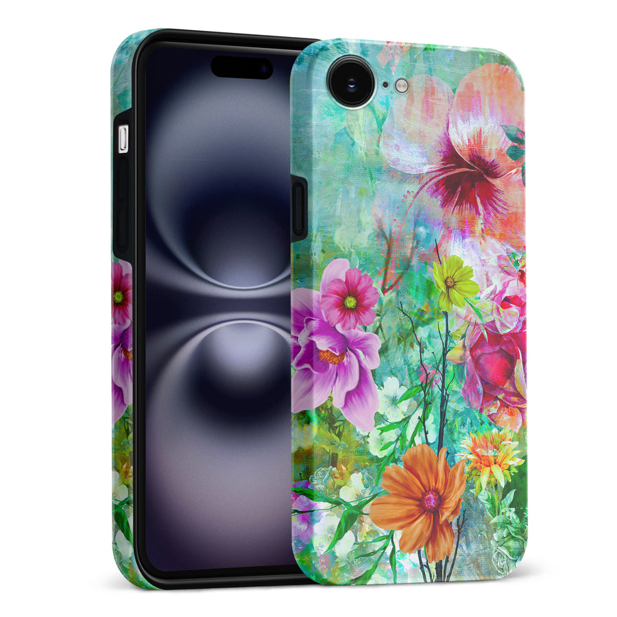 Radiant Springtime Painted Flowers Phone Case