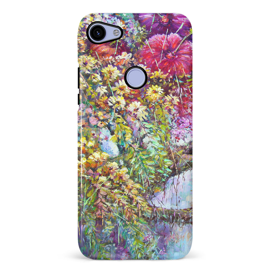Google Pixel 3A XL Mystical Painted Flowerbed Phone Case