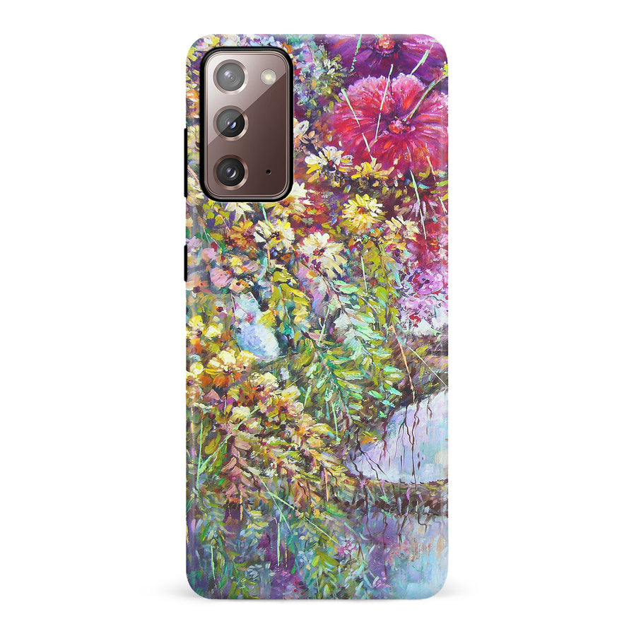 Samsung Galaxy Note 20 Mystical Painted Flowerbed Phone Case