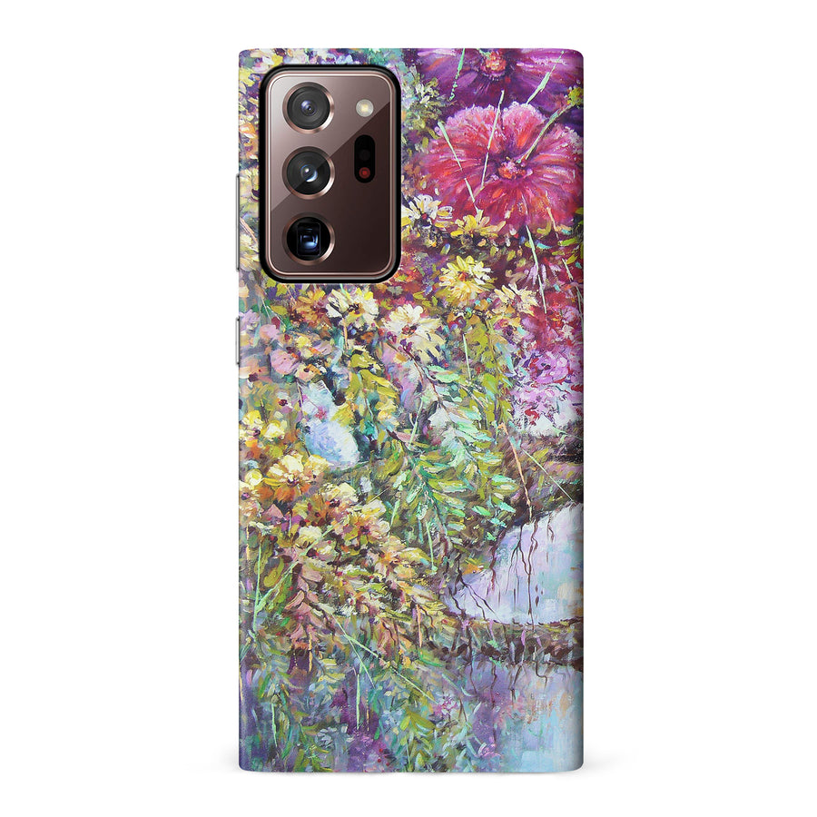 Samsung Galaxy Note 20 Ultra Mystical Painted Flowerbed Phone Case