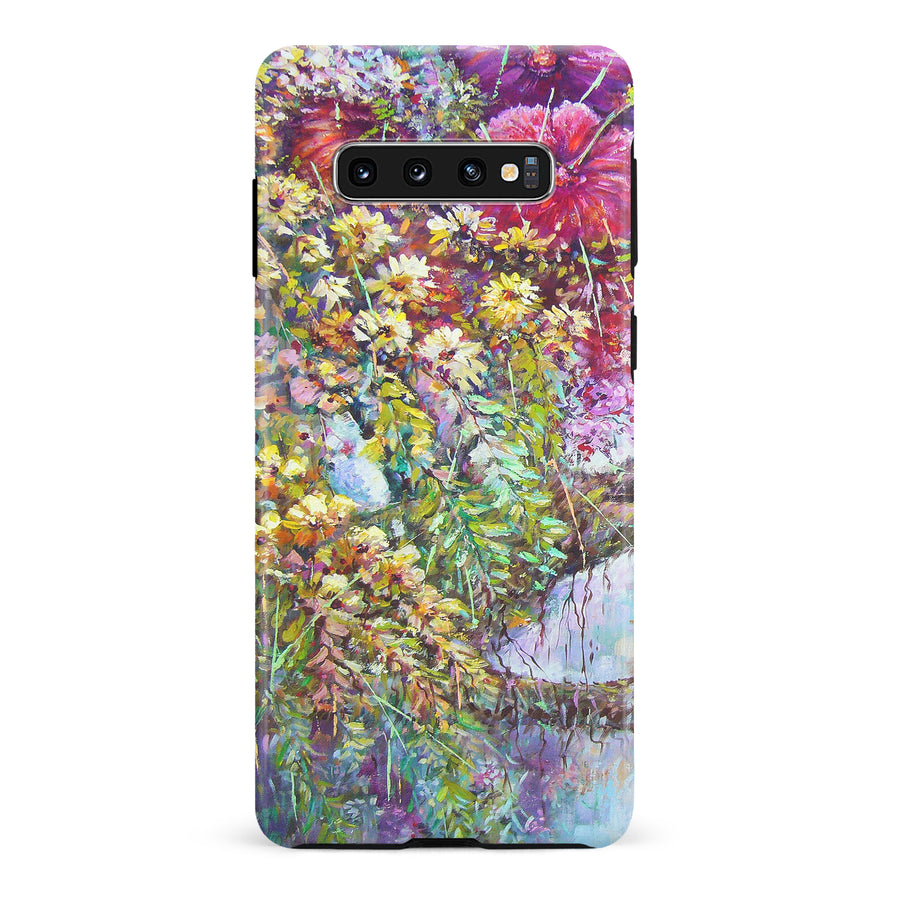 Samsung Galaxy S10 Mystical Painted Flowerbed Phone Case
