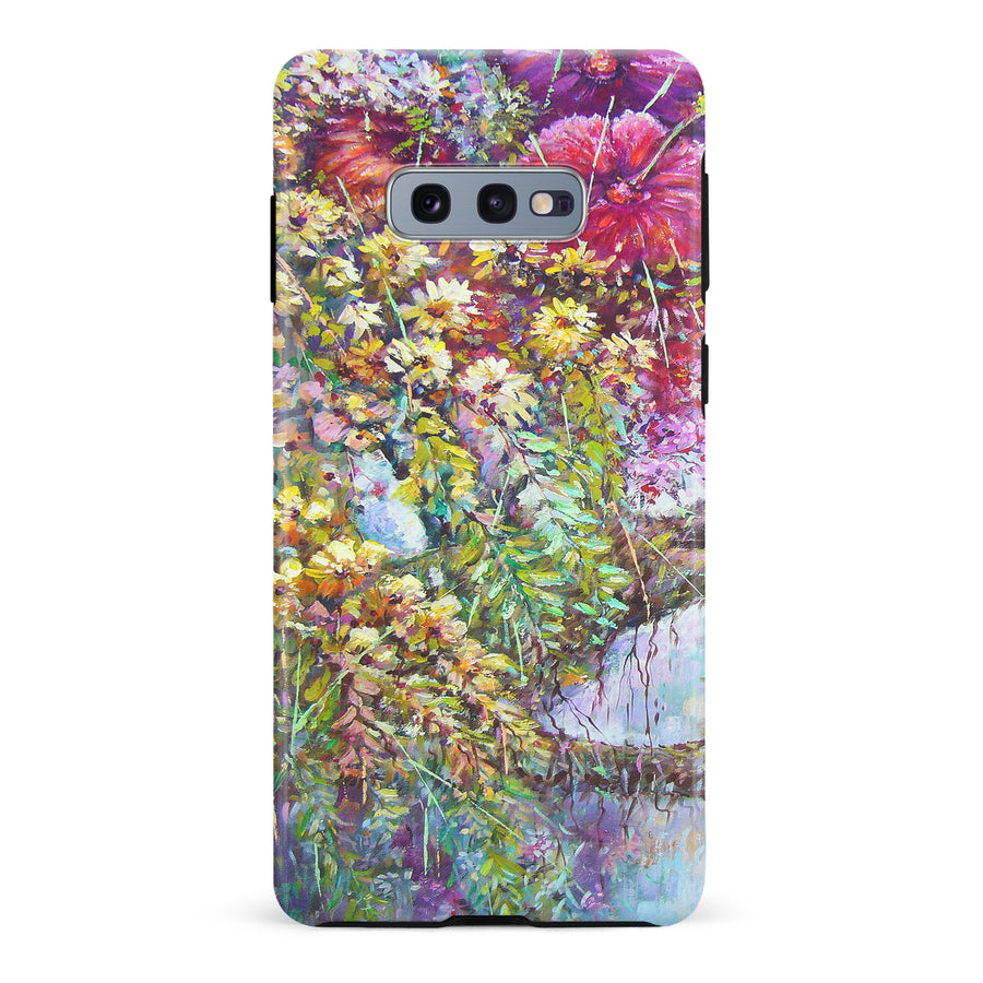 Samsung Galaxy S10e Mystical Painted Flowerbed Phone Case