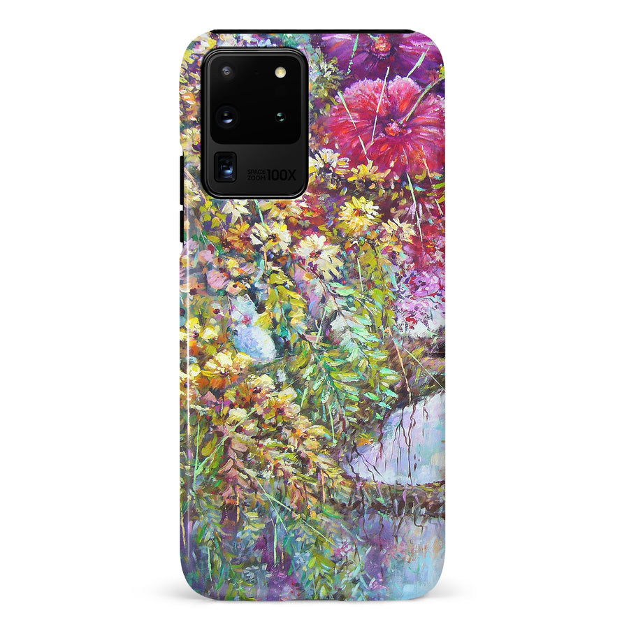 Samsung Galaxy S20 Ultra Mystical Painted Flowerbed Phone Case