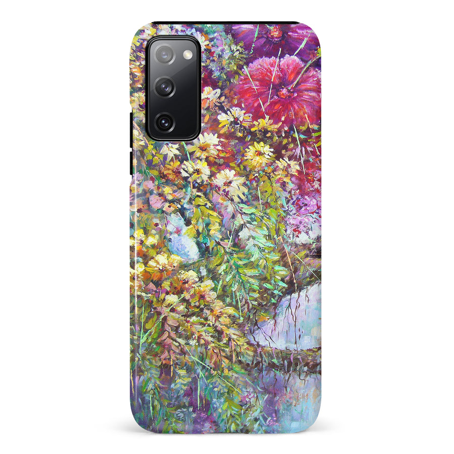 Samsung Galaxy S20 FE Mystical Painted Flowerbed Phone Case