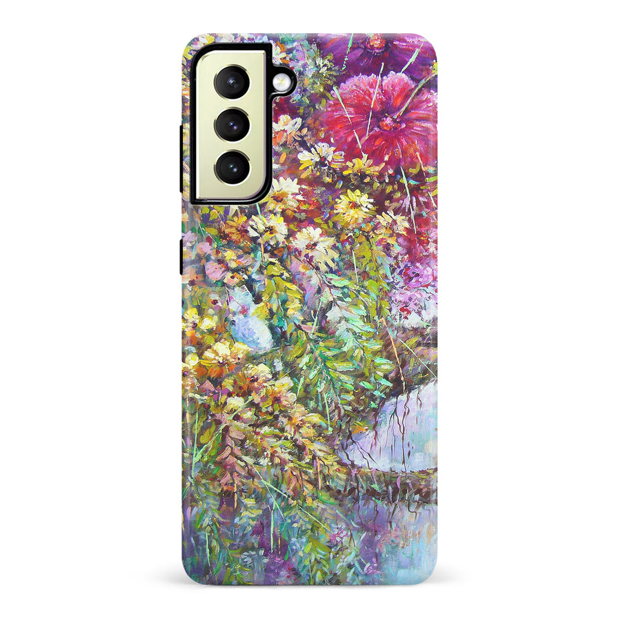Samsung Galaxy S22 Plus Mystical Painted Flowerbed Phone Case