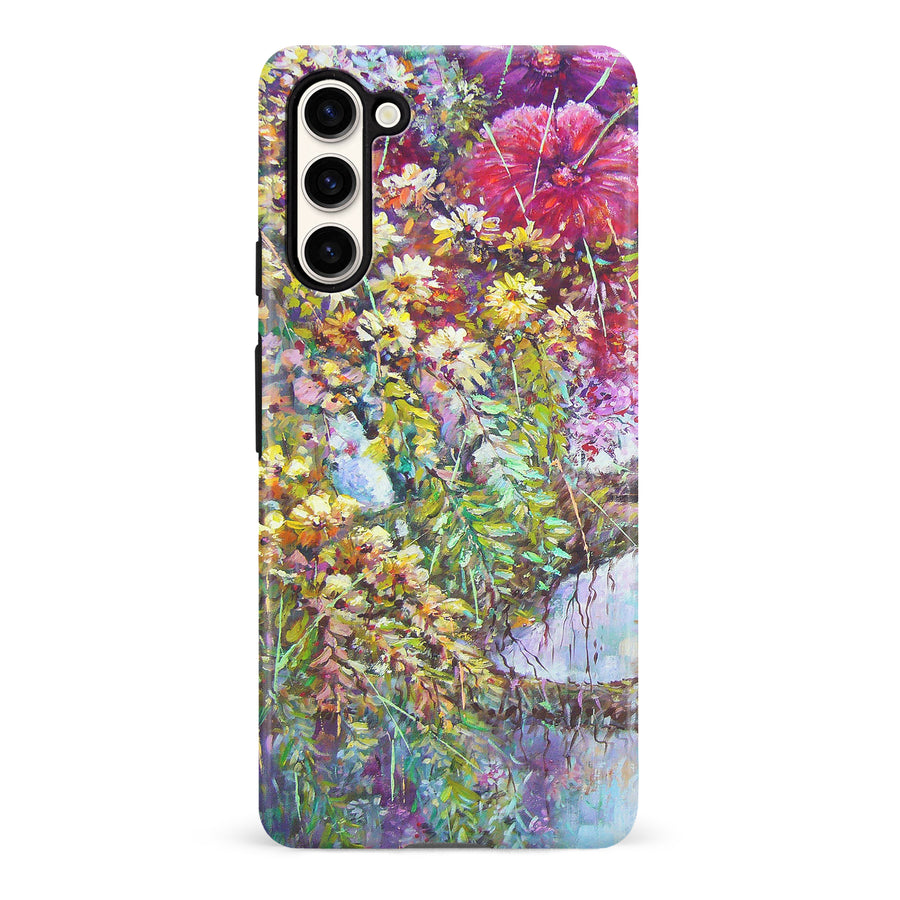 Samsung Galaxy S23 Mystical Painted Flowerbed Phone Case