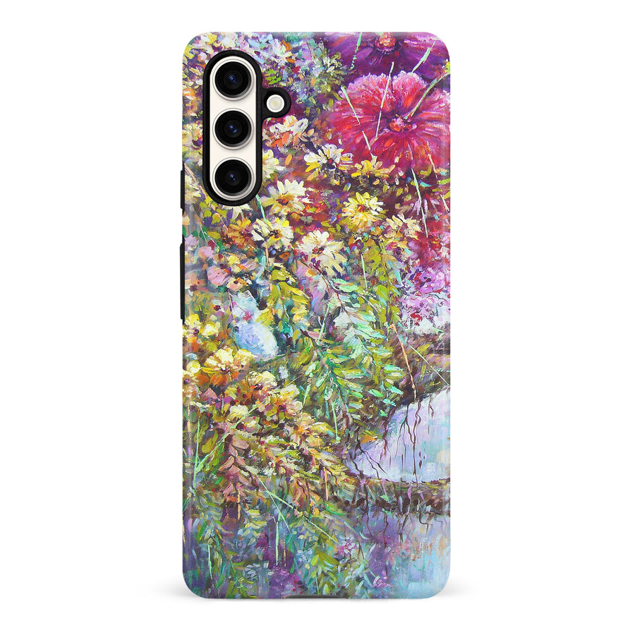 Samsung Galaxy S23 FE Mystical Painted Flowerbed Phone Case