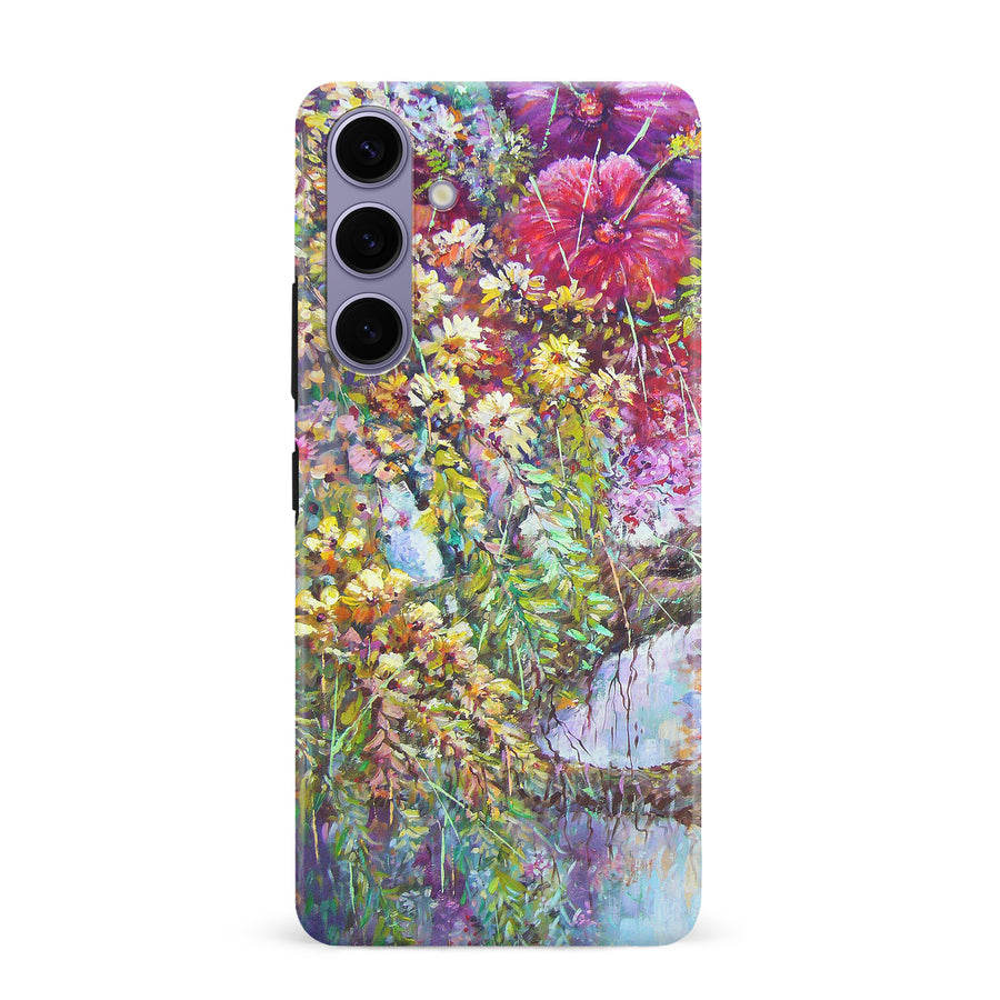 Samsung Galaxy S24 Plus Mystical Painted Flowerbed Phone Case