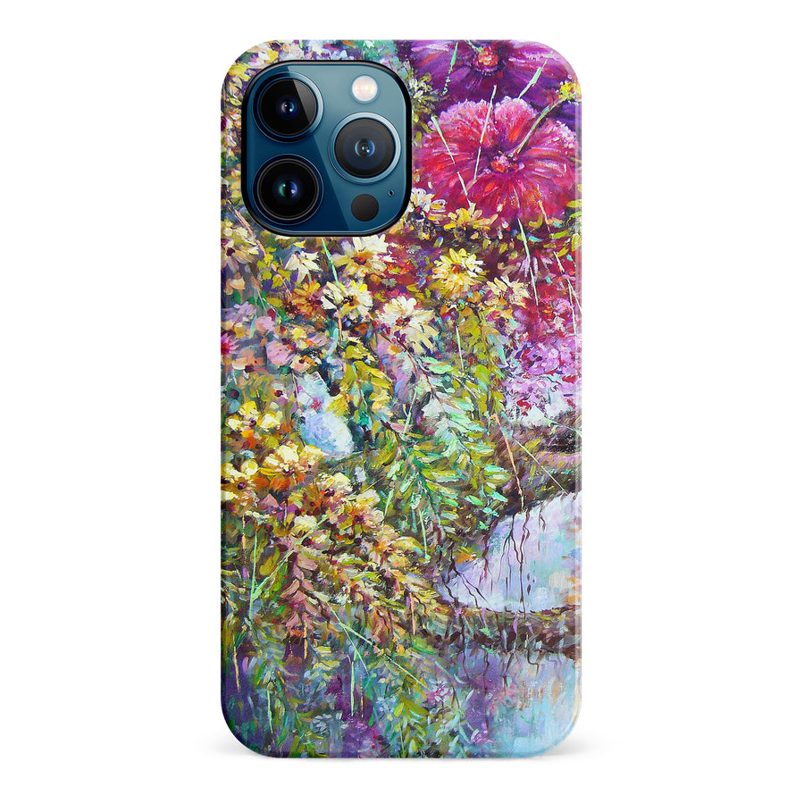 iPhone 12 Pro Max Mystical Painted Flowerbed Phone Case