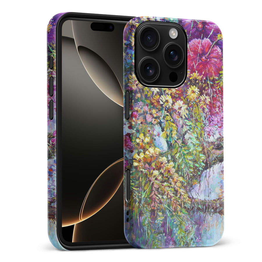 iPhone 16 Pro Max Mystical Painted Flowerbed Phone Case