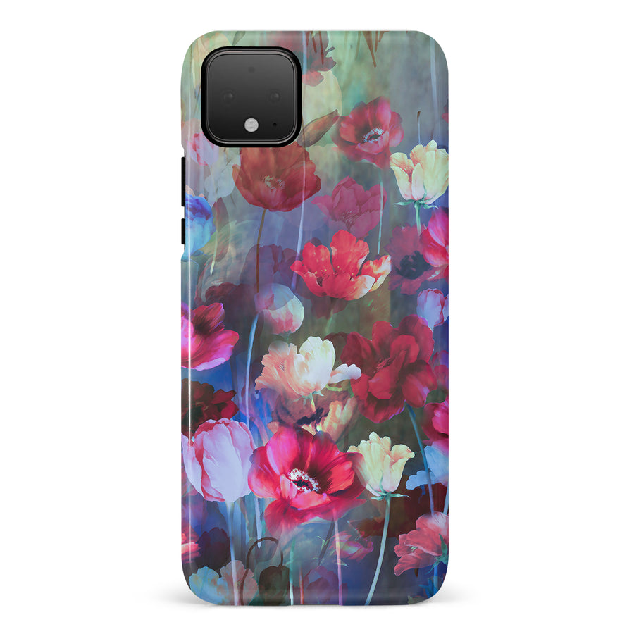 Google Pixel 4 Mystics Painted Flowers Phone Case
