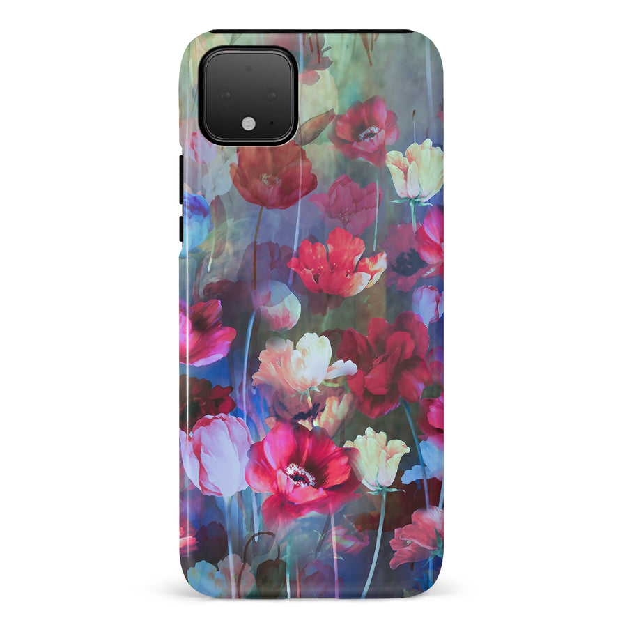 Google Pixel 4 XL Mystics Painted Flowers Phone Case