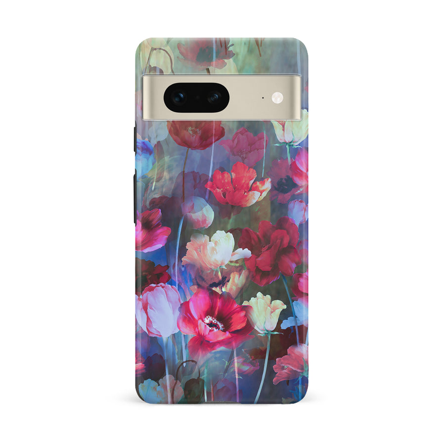 Google Pixel 7 Mystics Painted Flowers Phone Case