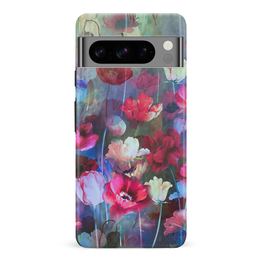 Google Pixel 8 Pro Mystics Painted Flowers Phone Case