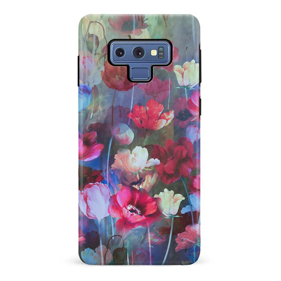 Samsung Galaxy Note 9 Mystics Painted Flowers Phone Case