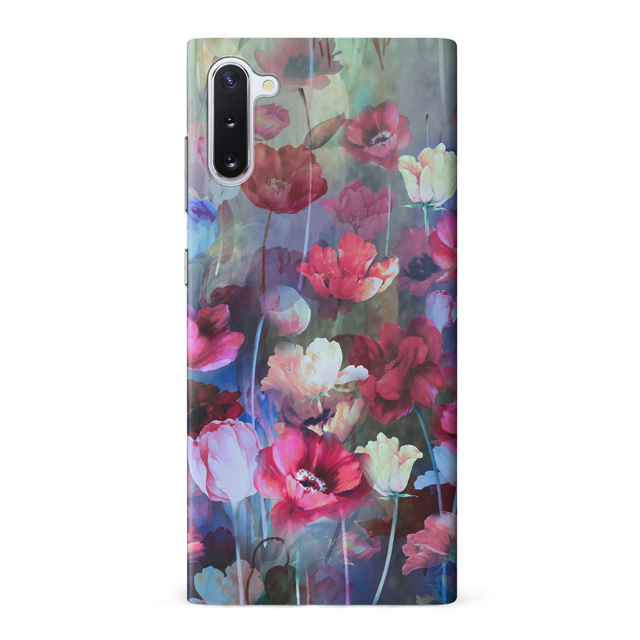 Samsung Galaxy Note 10 Mystics Painted Flowers Phone Case