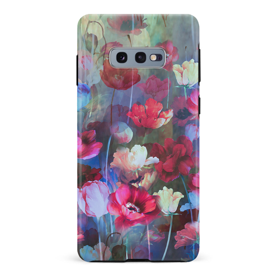 Samsung Galaxy S10e Mystics Painted Flowers Phone Case