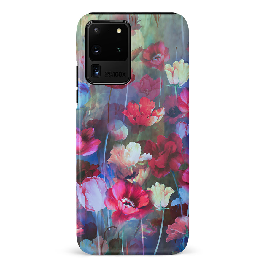 Samsung Galaxy S20 Ultra Mystics Painted Flowers Phone Case