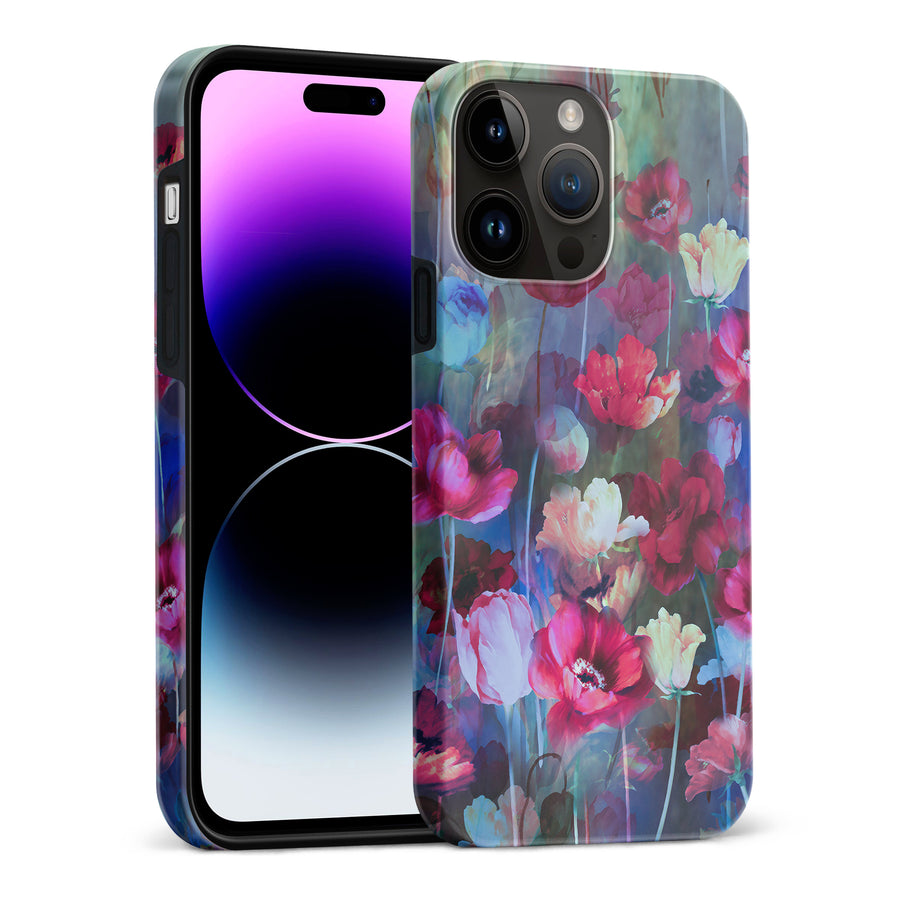 iPhone 15 Pro Max Mystics Painted Flowers Phone Case