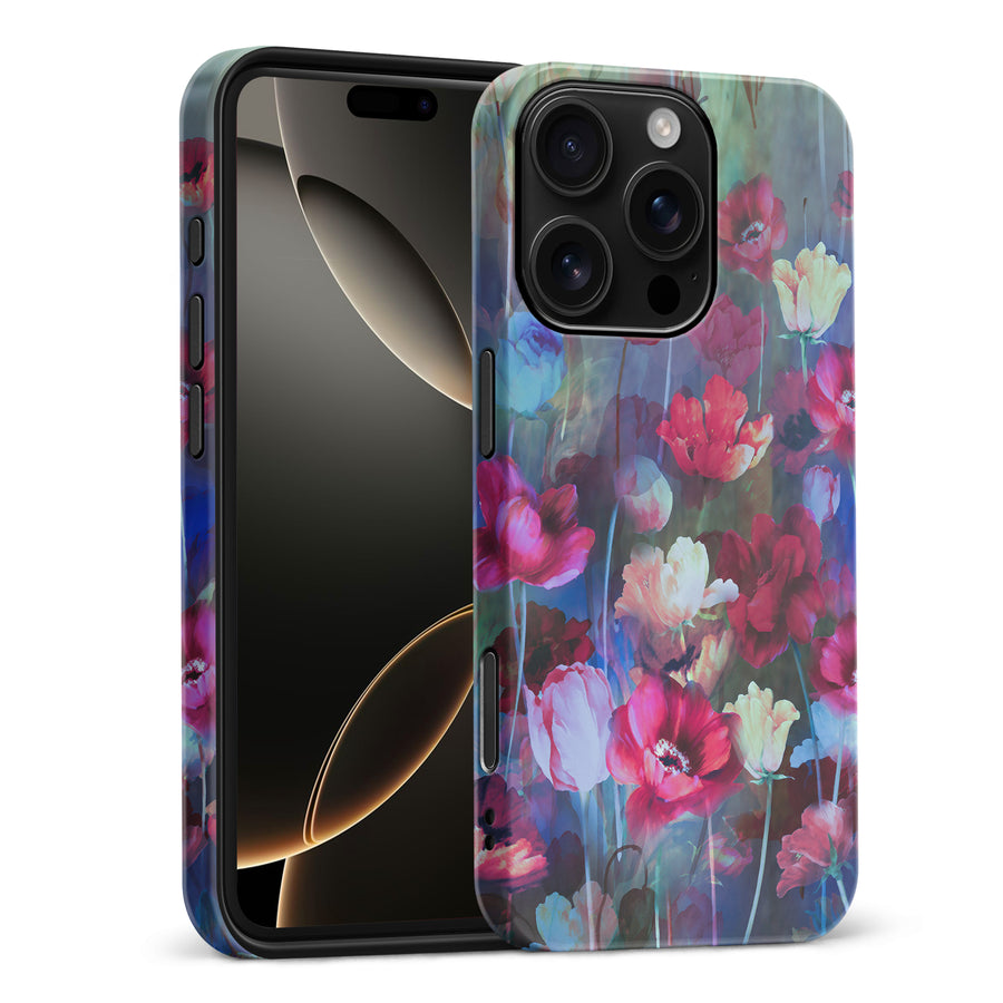 iPhone 16 Pro Max Mystics Painted Flowers Phone Case